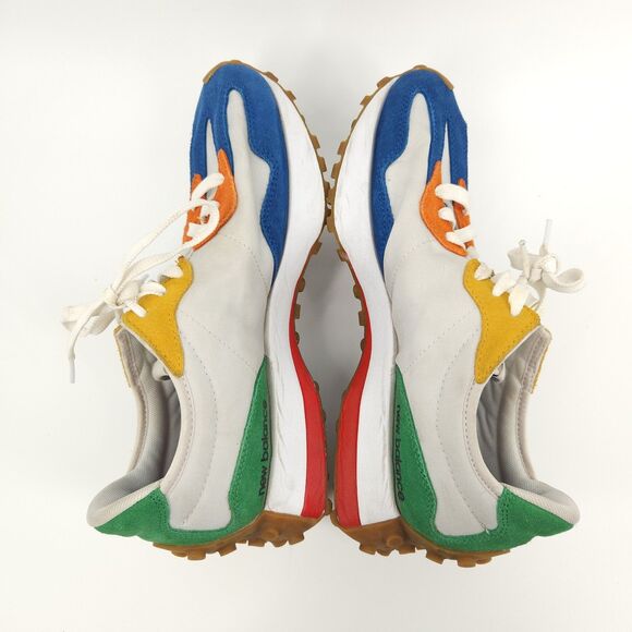 New Balance 327 Shoes Mens Size 9 Blue White Black Athletic Running - Picture 6 of 9